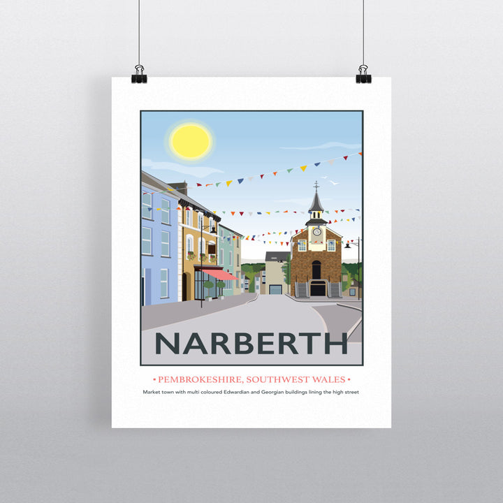 Narberth, Wales 90x120cm Fine Art Print