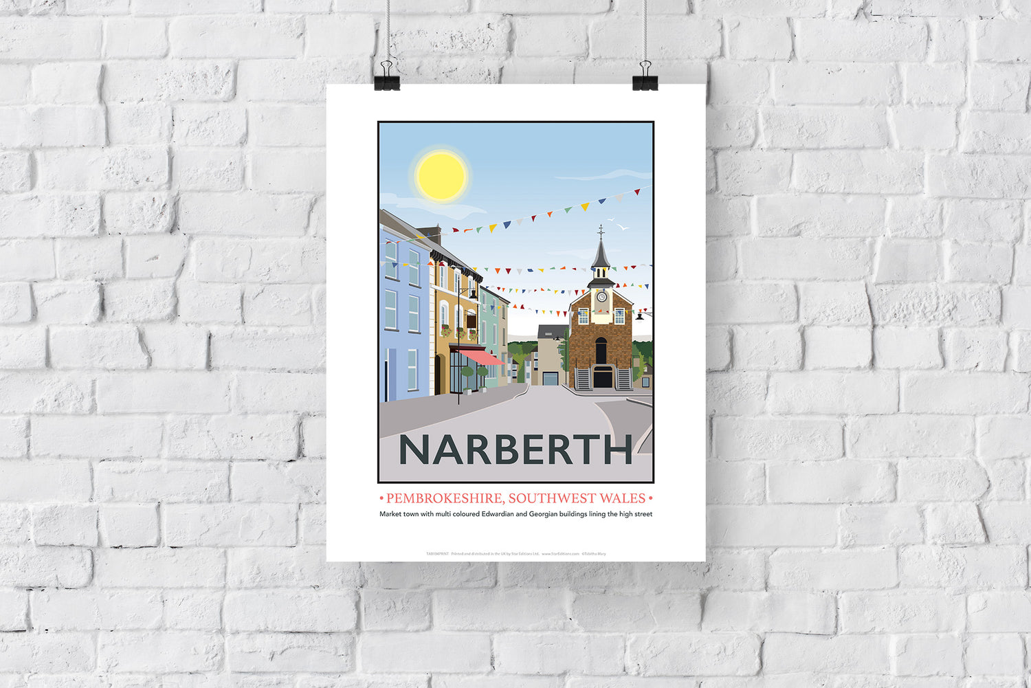 Narberth, Wales - Art Print