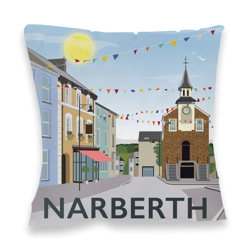 Narberth, Wales Fibre Filled Cushion