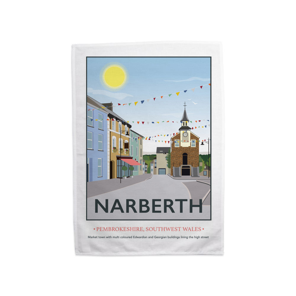Narberth, Wales Tea Towel