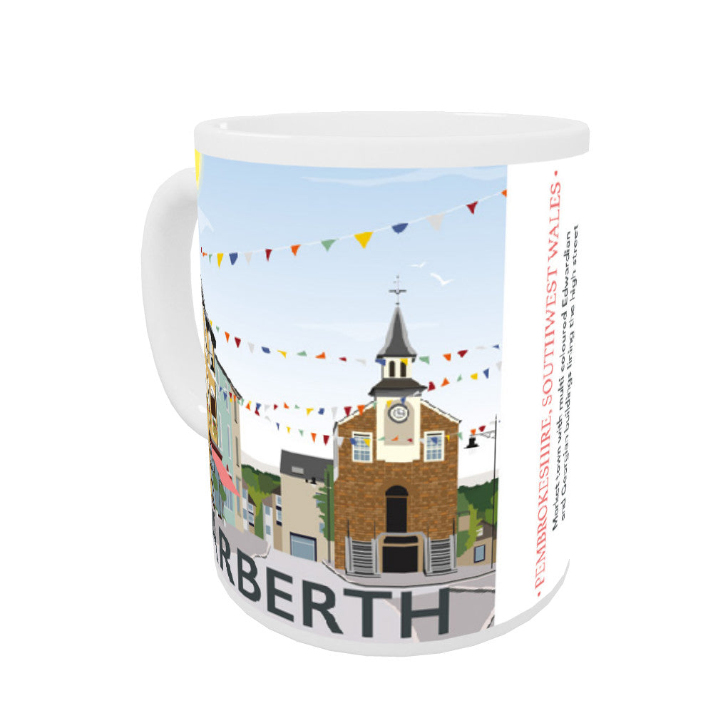 Narberth, Wales Coloured Insert Mug