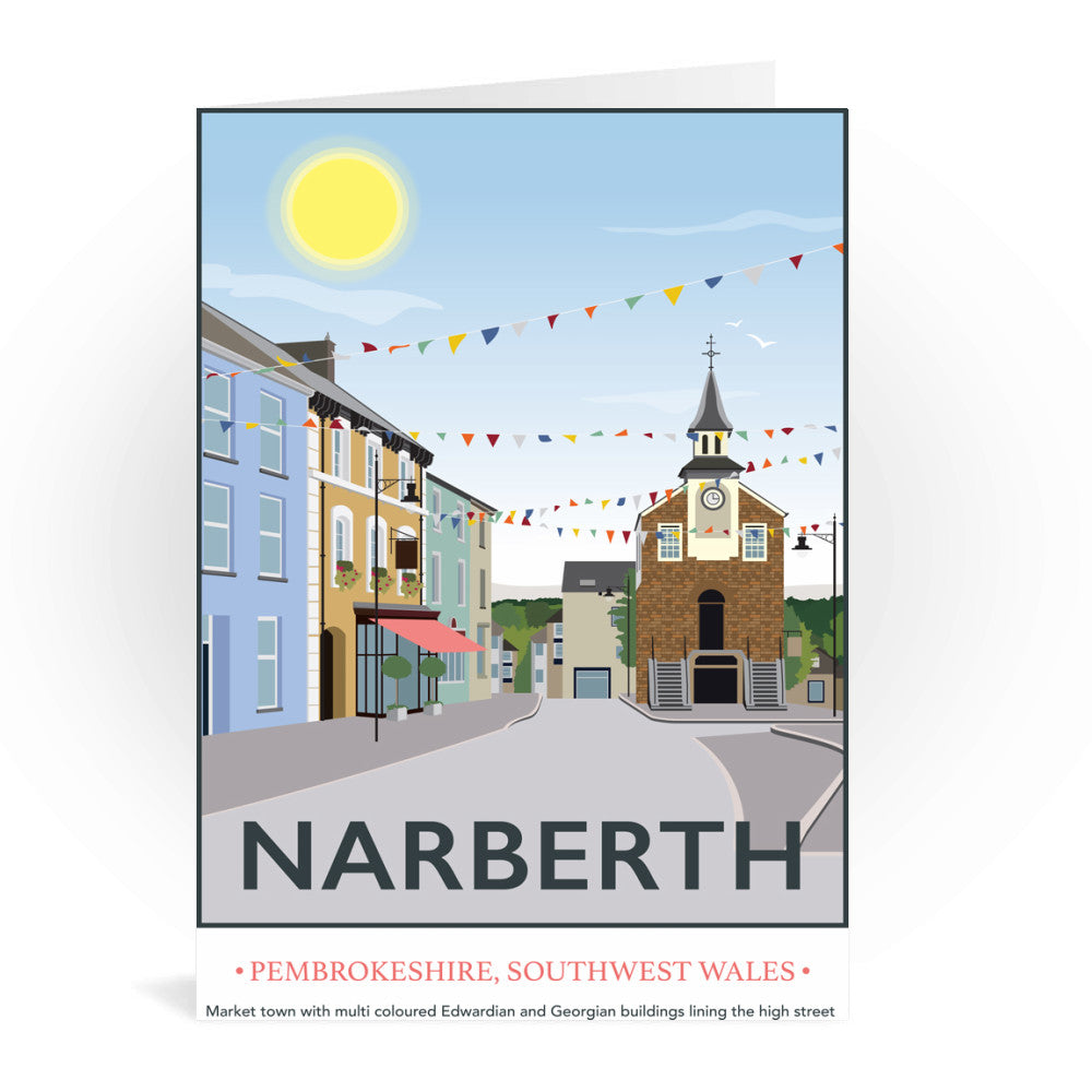 Narberth, Wales Greeting Card 7x5