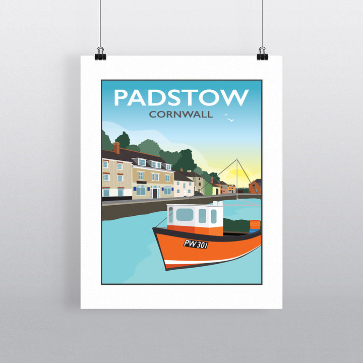 Padstow, Cornwall 90x120cm Fine Art Print
