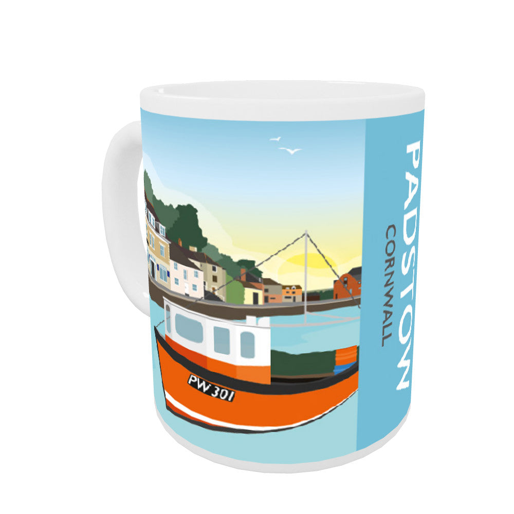 Padstow, Cornwall Coloured Insert Mug