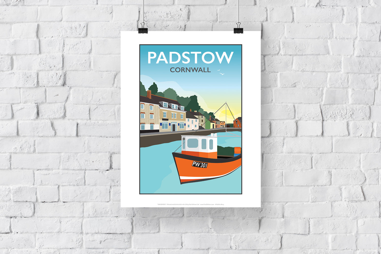 Padstow, Cornwall - Art Print