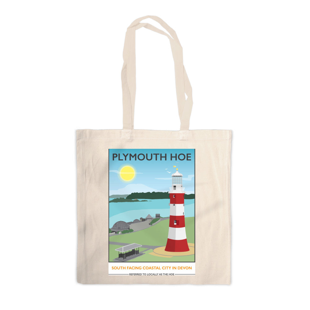 Plymouth Hoe, Devon Canvas Tote Bag