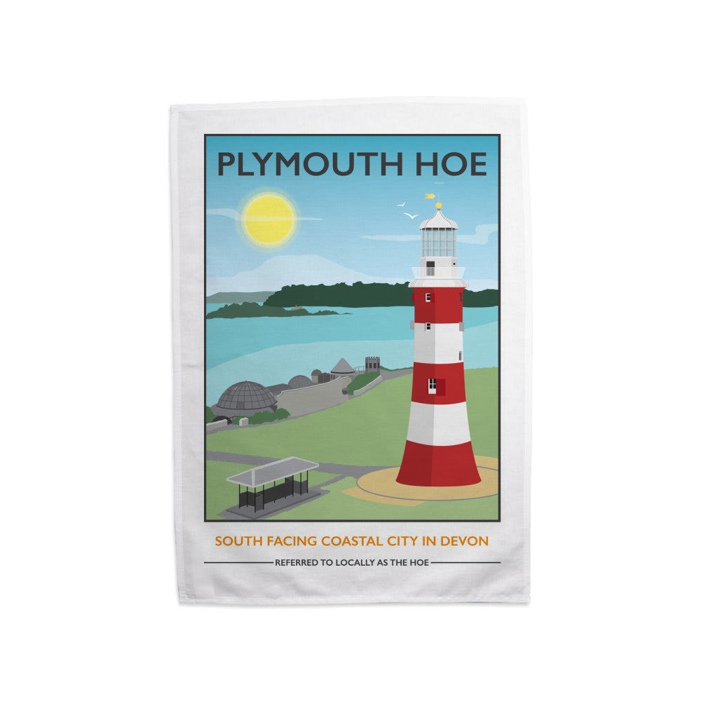 Plymouth Hoe, Devon Tea Towel