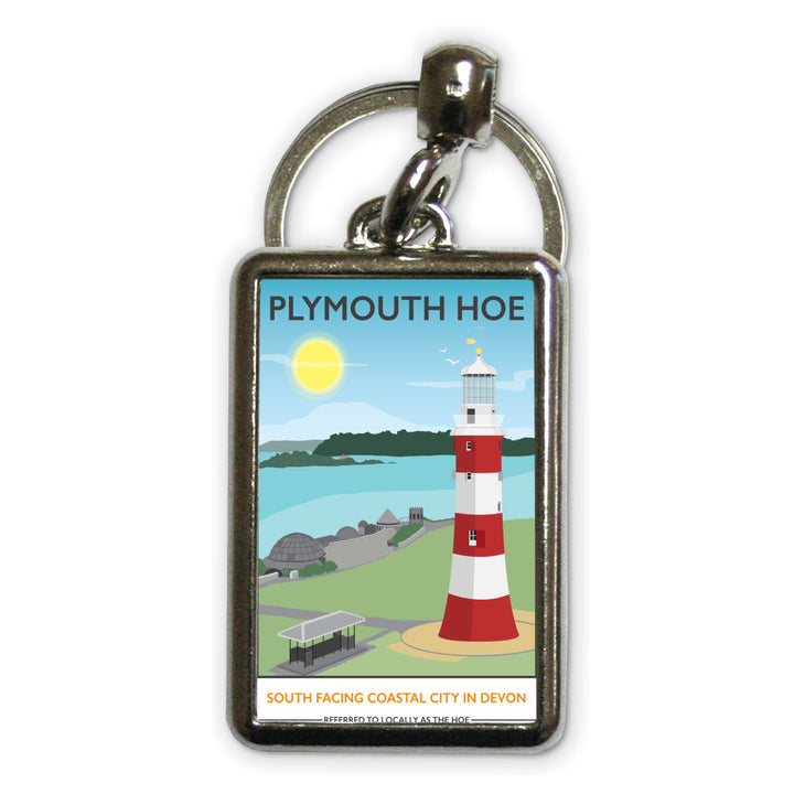 Plymouth Hoe, Devon Metal Keyring