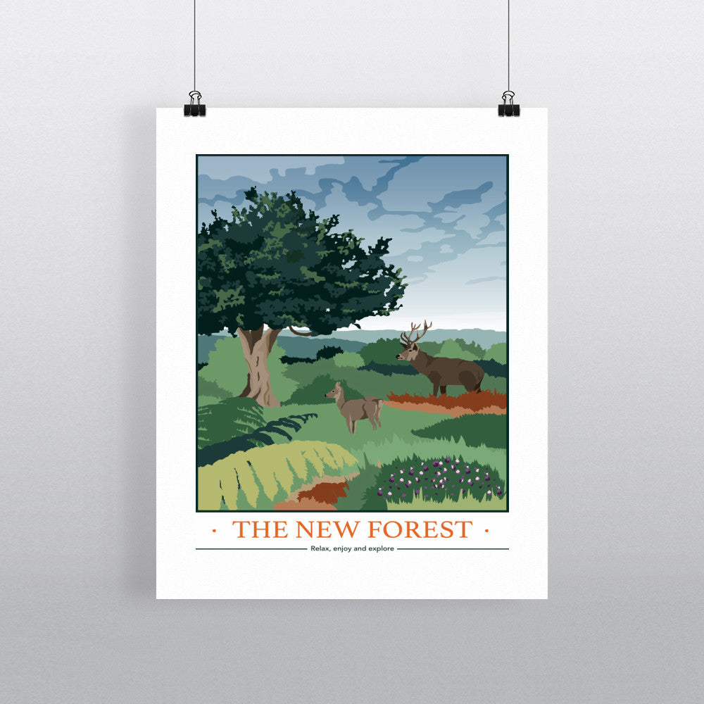The New Forest, Hampshire 90x120cm Fine Art Print