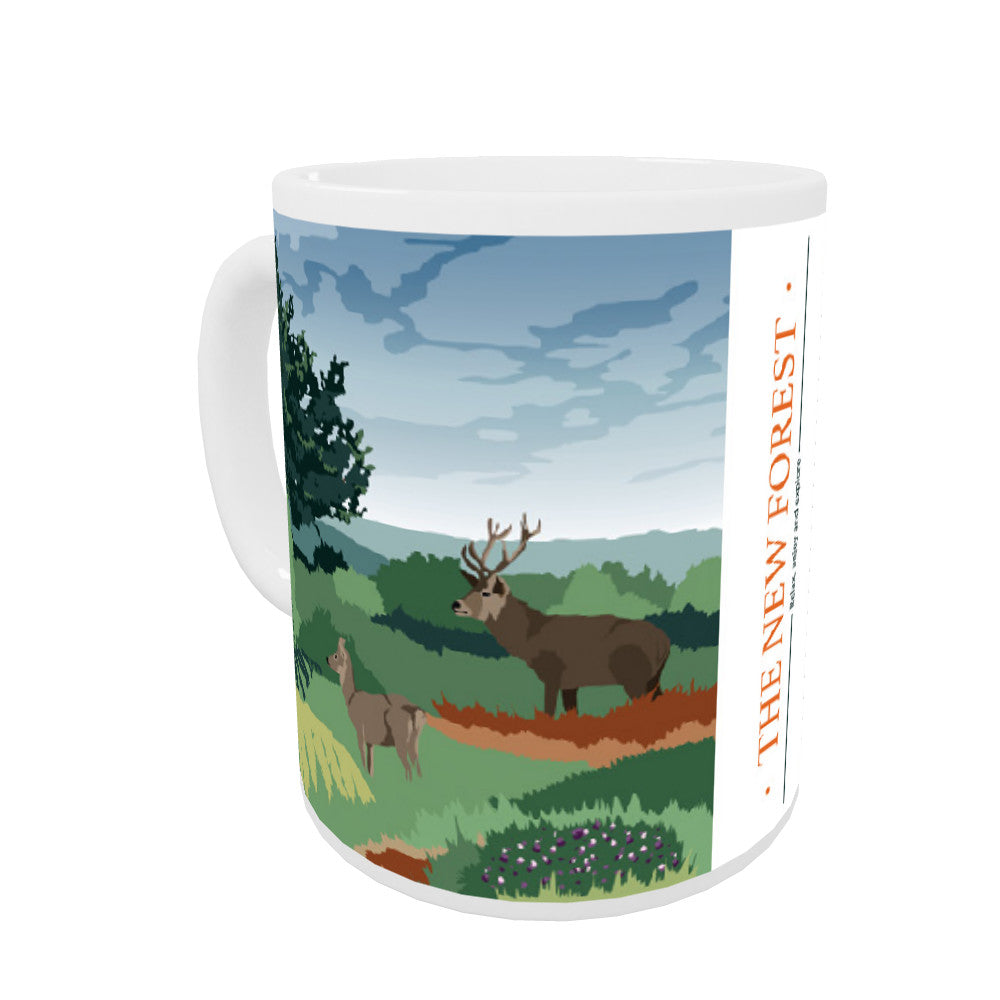 The New Forest, Hampshire Coloured Insert Mug