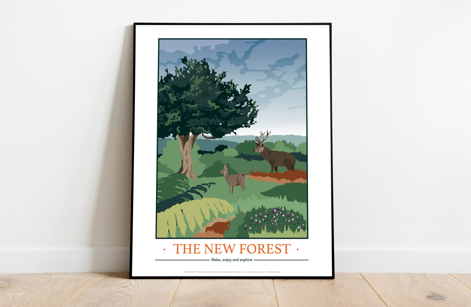 The New Forest, Hampshire - Art Print