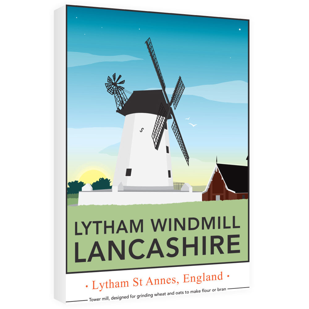 Lytham Windmill, Lytham St Annes, Lancashire 60cm x 80cm Canvas