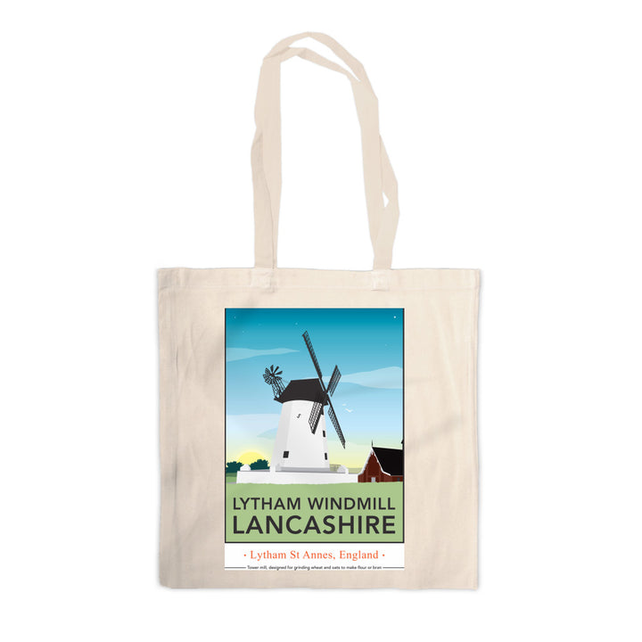Lytham Windmill, Lytham St Annes, Lancashire Canvas Tote Bag