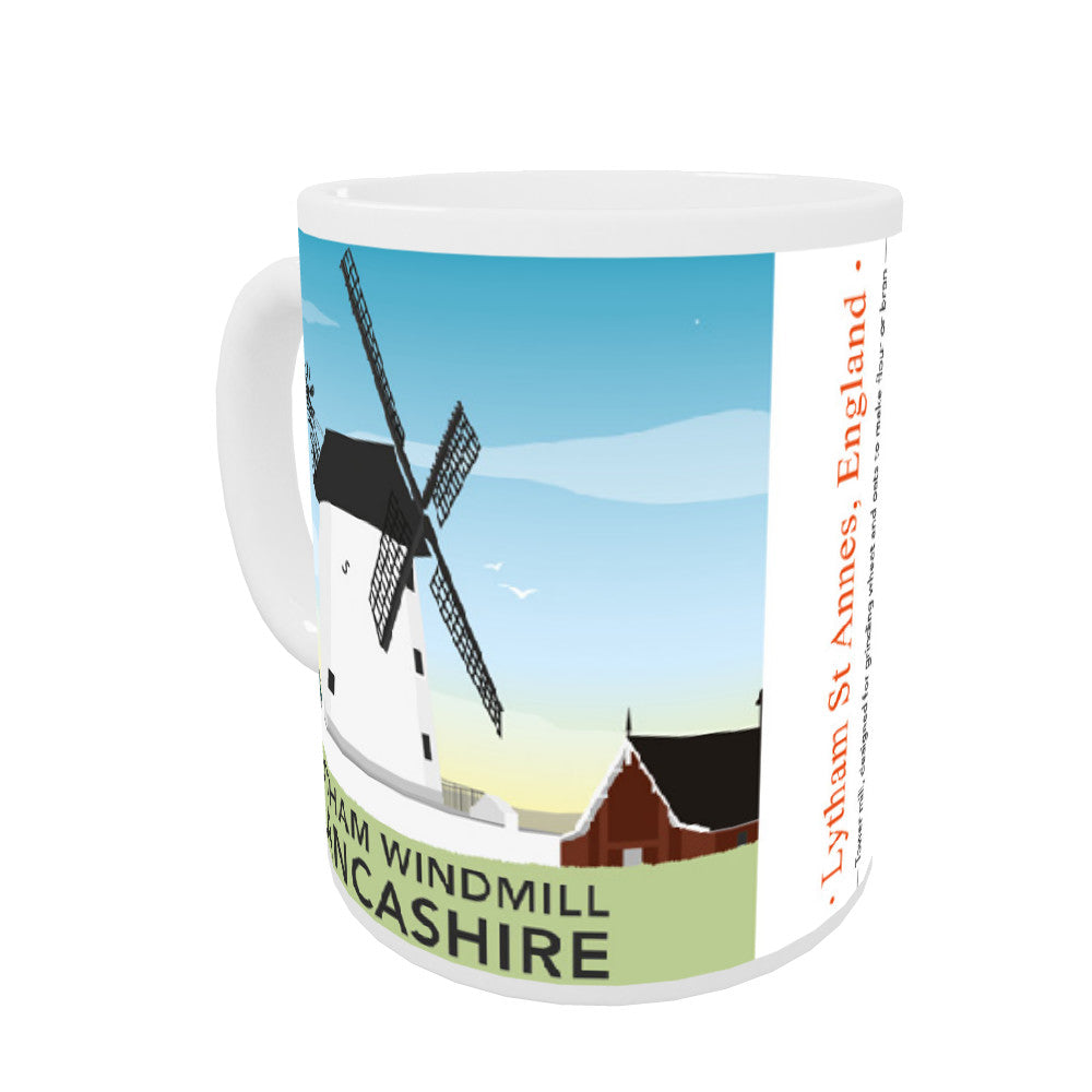 Lytham Windmill, Lytham St Annes, Lancashire Coloured Insert Mug