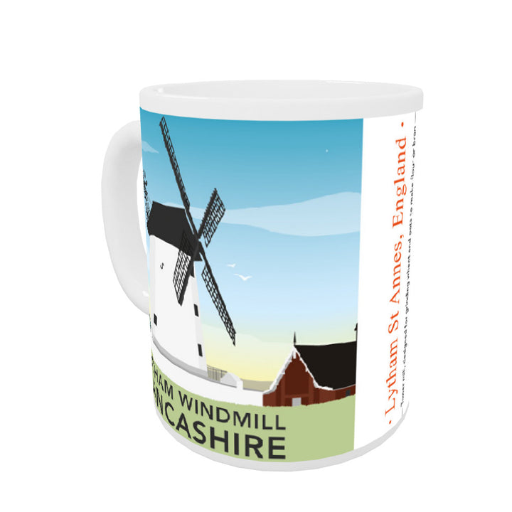 Lytham Windmill, Lytham St Annes, Lancashire Coloured Insert Mug