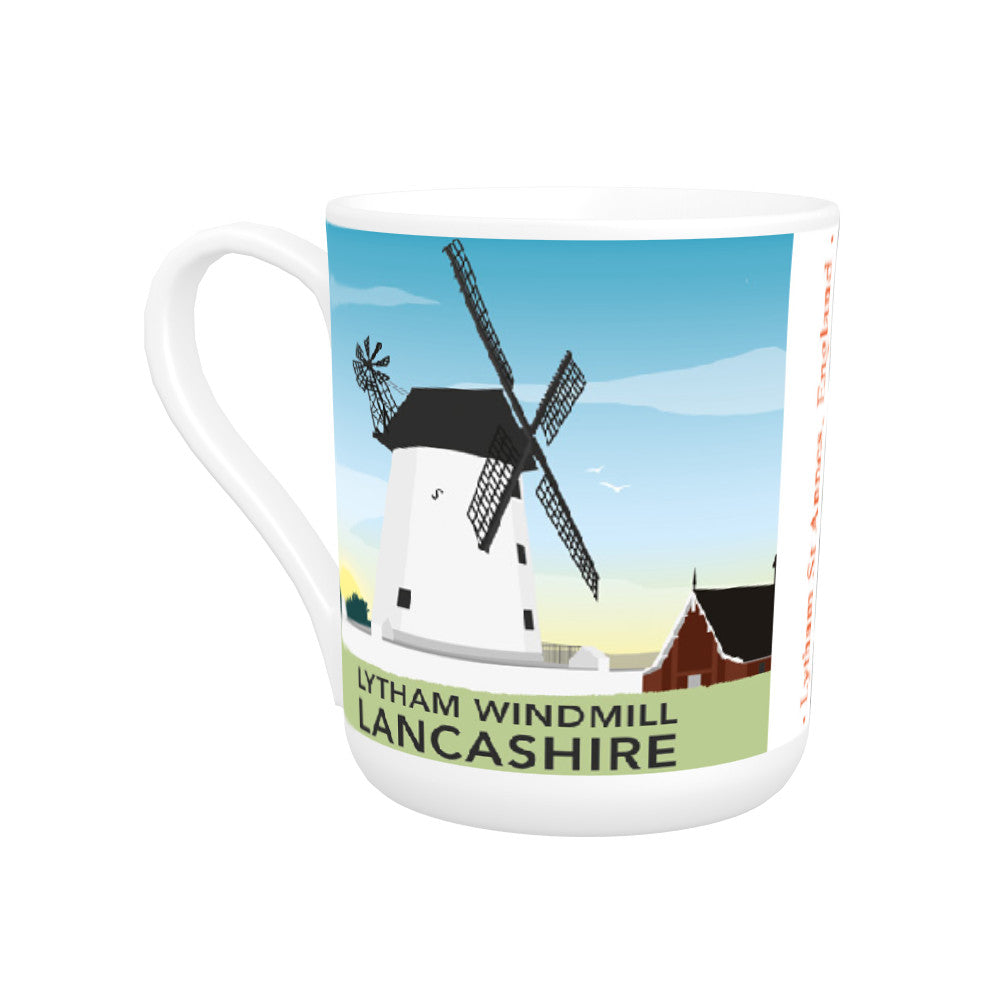 Lytham Windmill, Lytham St Annes, Lancashire Bone China Mug