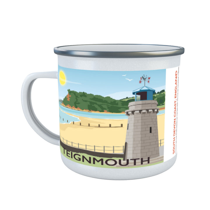 Teignmouth, Devon Enamel Mug