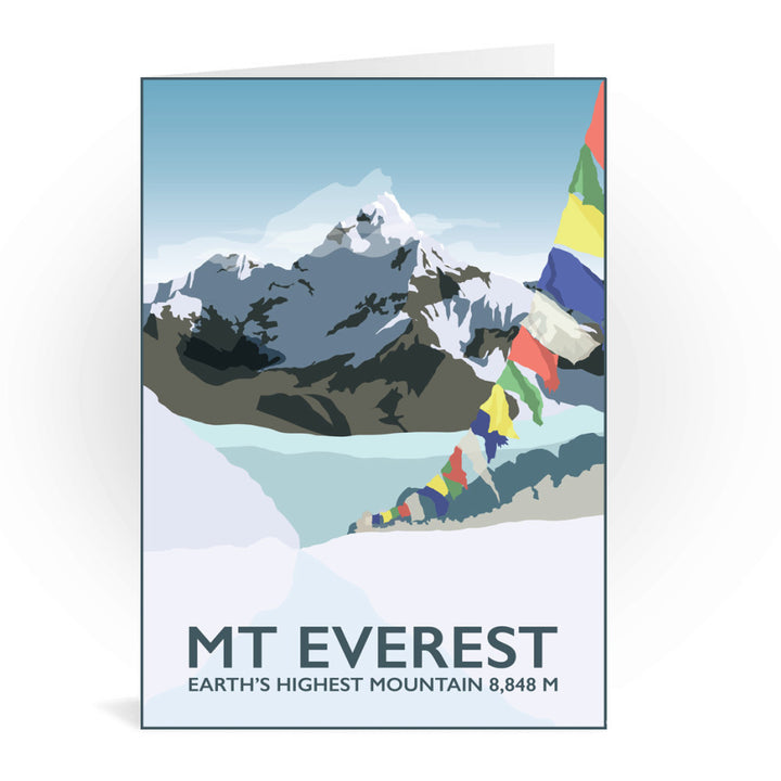 Mount Everest, Greeting Card 7x5