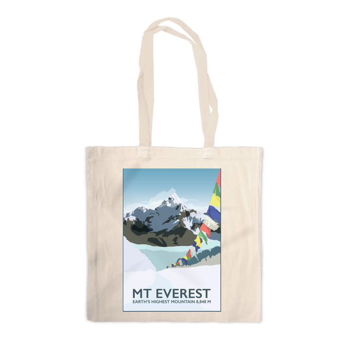 Mount Everest, Canvas Tote Bag