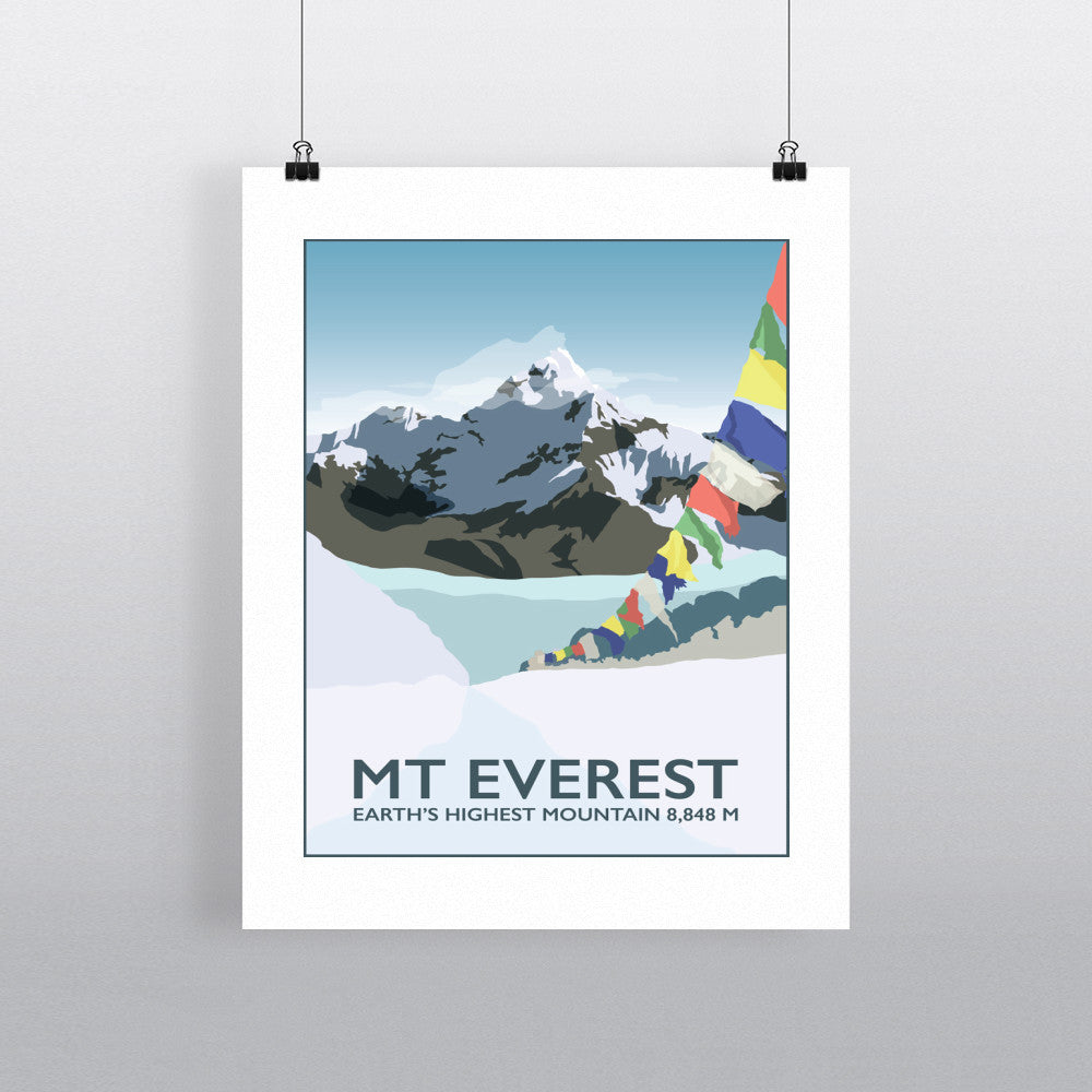 Mount Everest, - Art Print