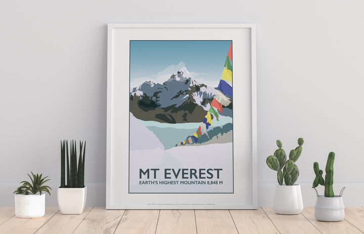 Mount Everest, - Art Print