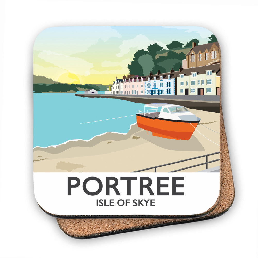 Portree, Isle Of Skye MDF Coaster