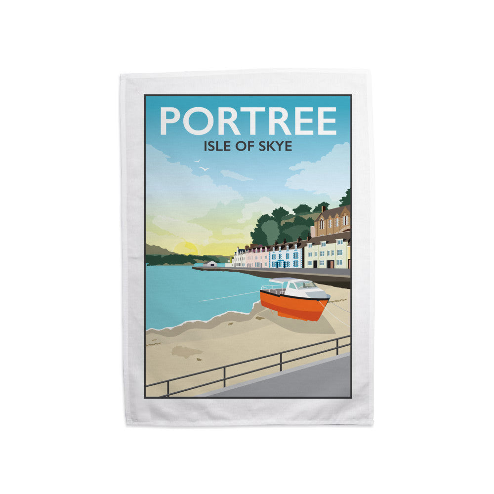 Portree, Isle Of Skye Tea Towel