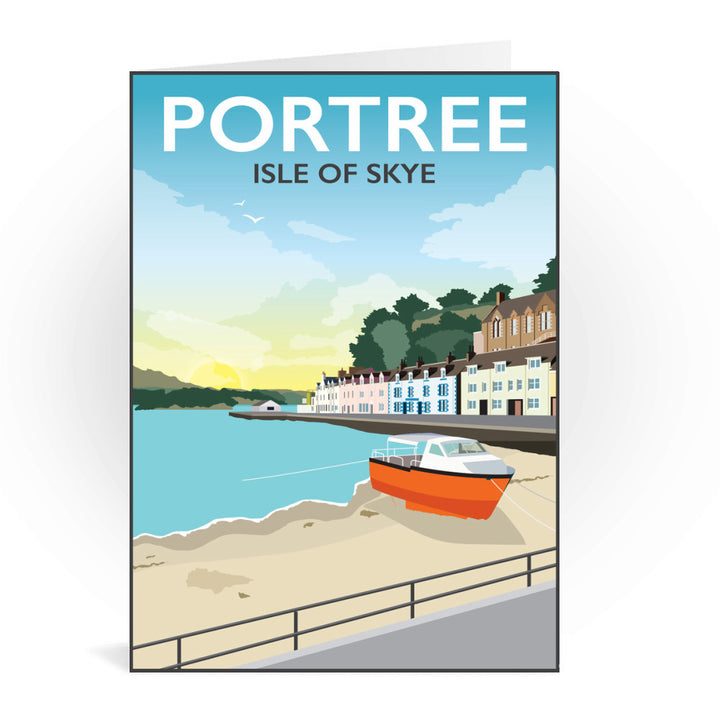Portree, Isle Of Skye Greeting Card 7x5