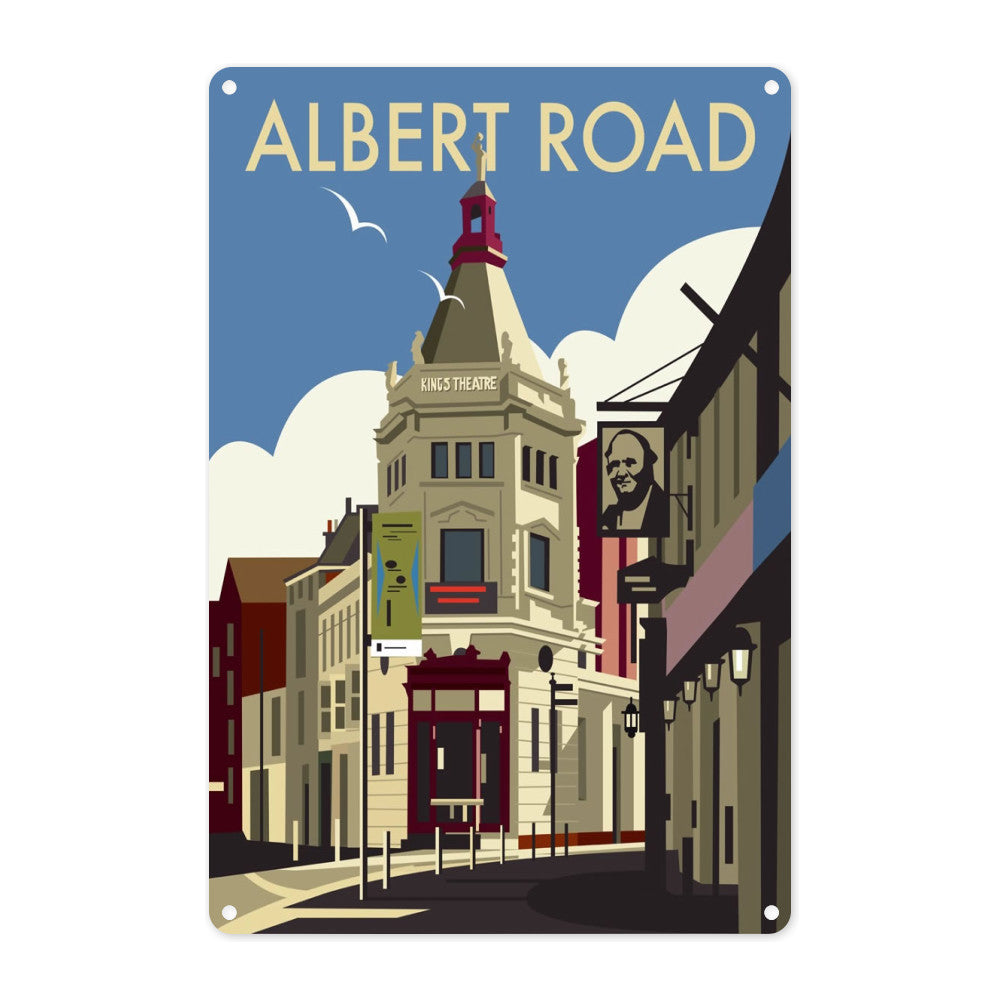 Albert Road, Portsmouth Metal Sign