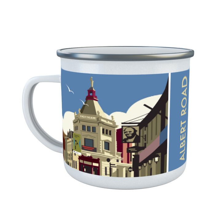 Albert Road, Portsmouth Enamel Mug