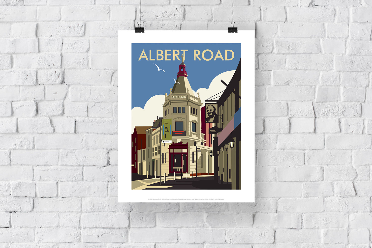 Albert Road, Portsmouth - Art Print