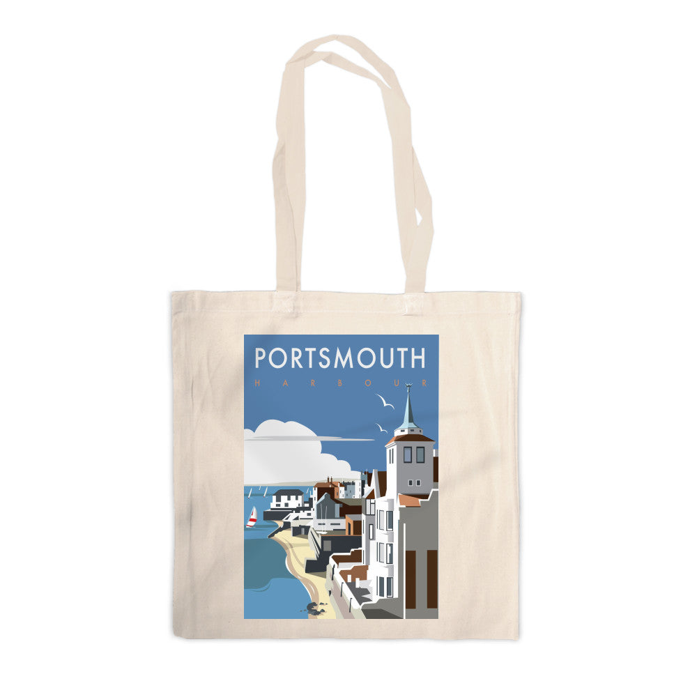 Portsmouth Harbour Canvas Tote Bag