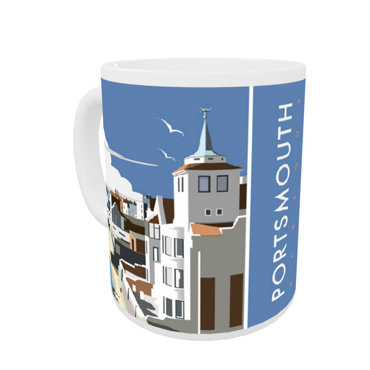 Portsmouth Harbour Coloured Insert Mug