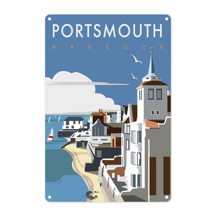 Portsmouth Harbour Metal Sign