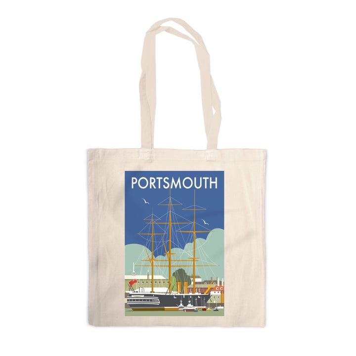 HMS Warrior, Portsmouth Canvas Tote Bag