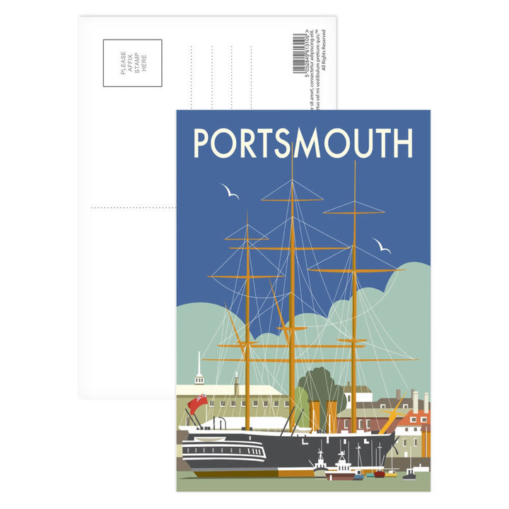 HMS Warrior, Portsmouth Postcard Pack