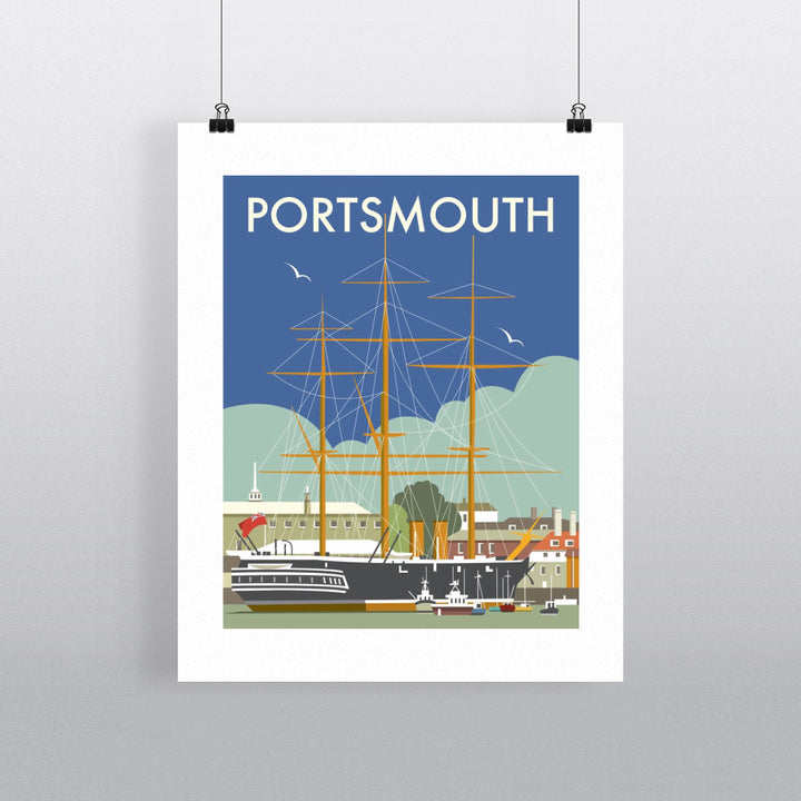HMS Warrior, Portsmouth Fine Art Print