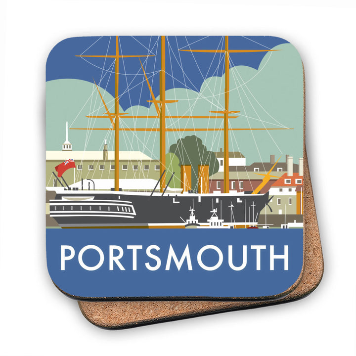 HMS Warrior, Portsmouth MDF Coaster