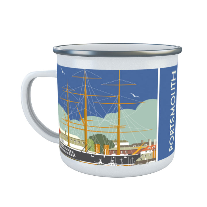 HMS Warrior, Portsmouth Enamel Mug