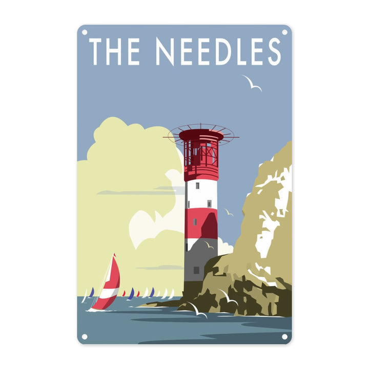 The Needles, Isle of Wight Metal Sign