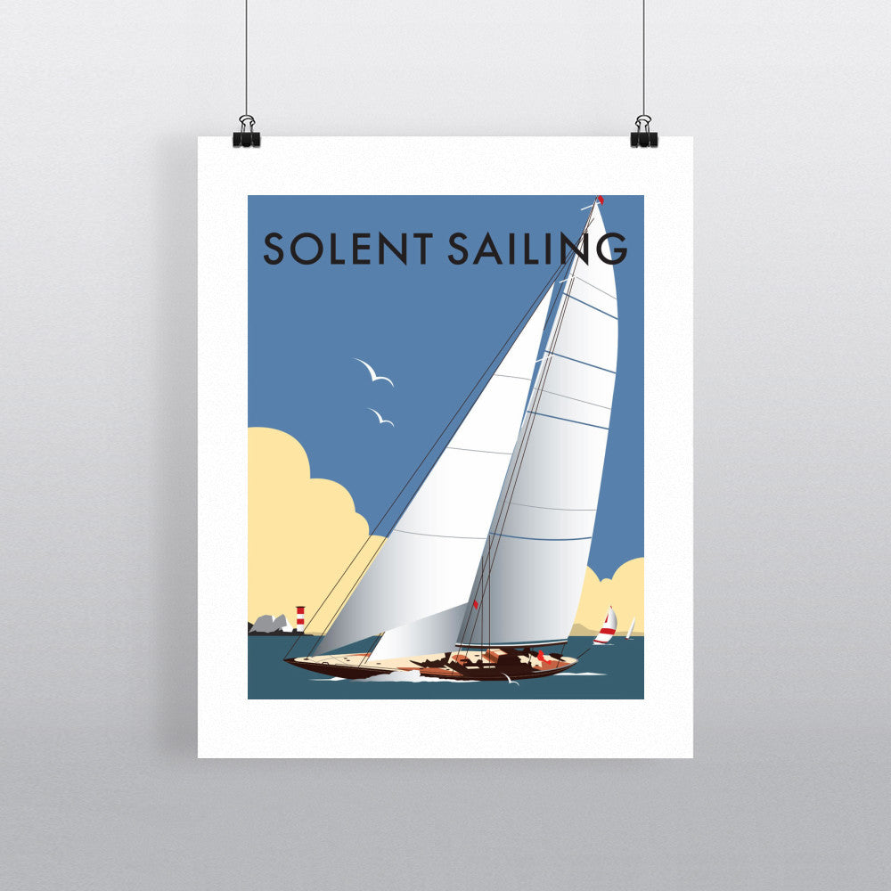 Solent Sailing Fine Art Print