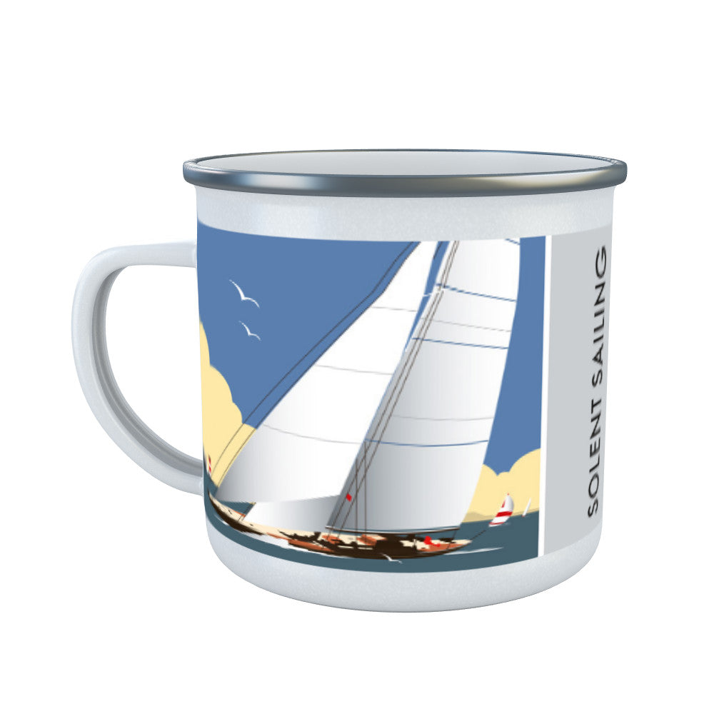 Solent Sailing Enamel Mug