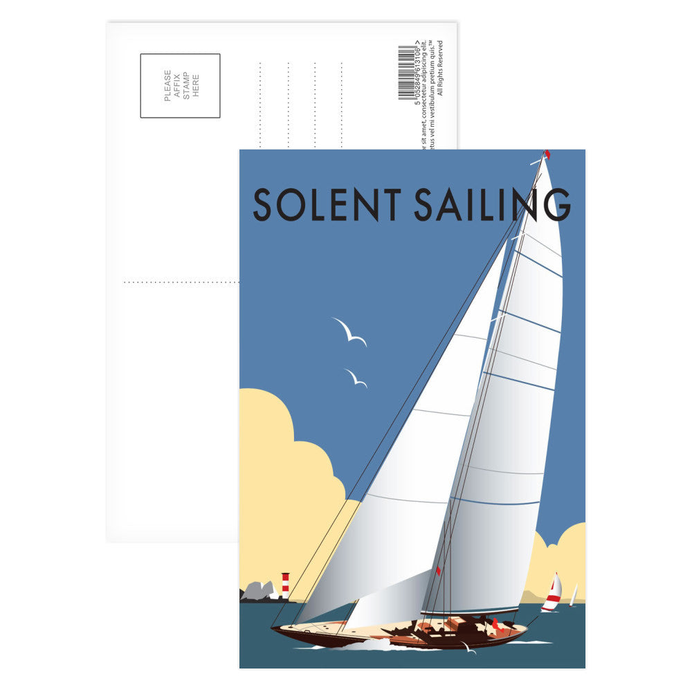 Solent Sailing Postcard Pack