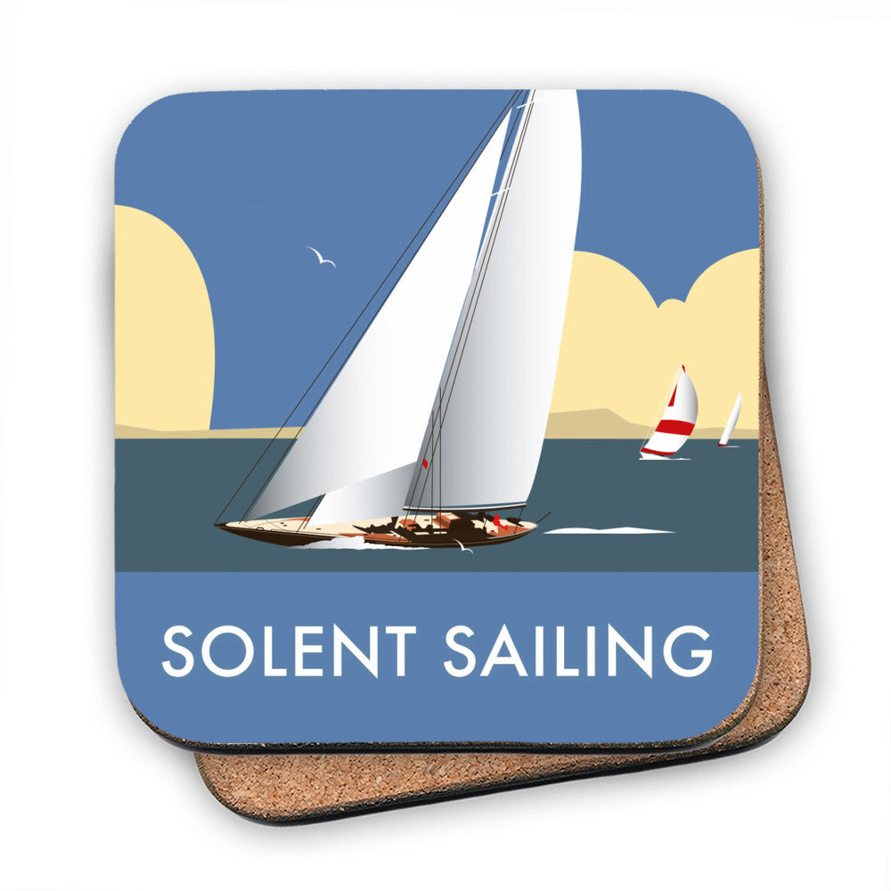 Solent Sailing MDF Coaster