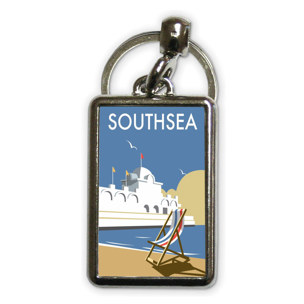 Southsea Pier, Portsmouth Metal Keyring