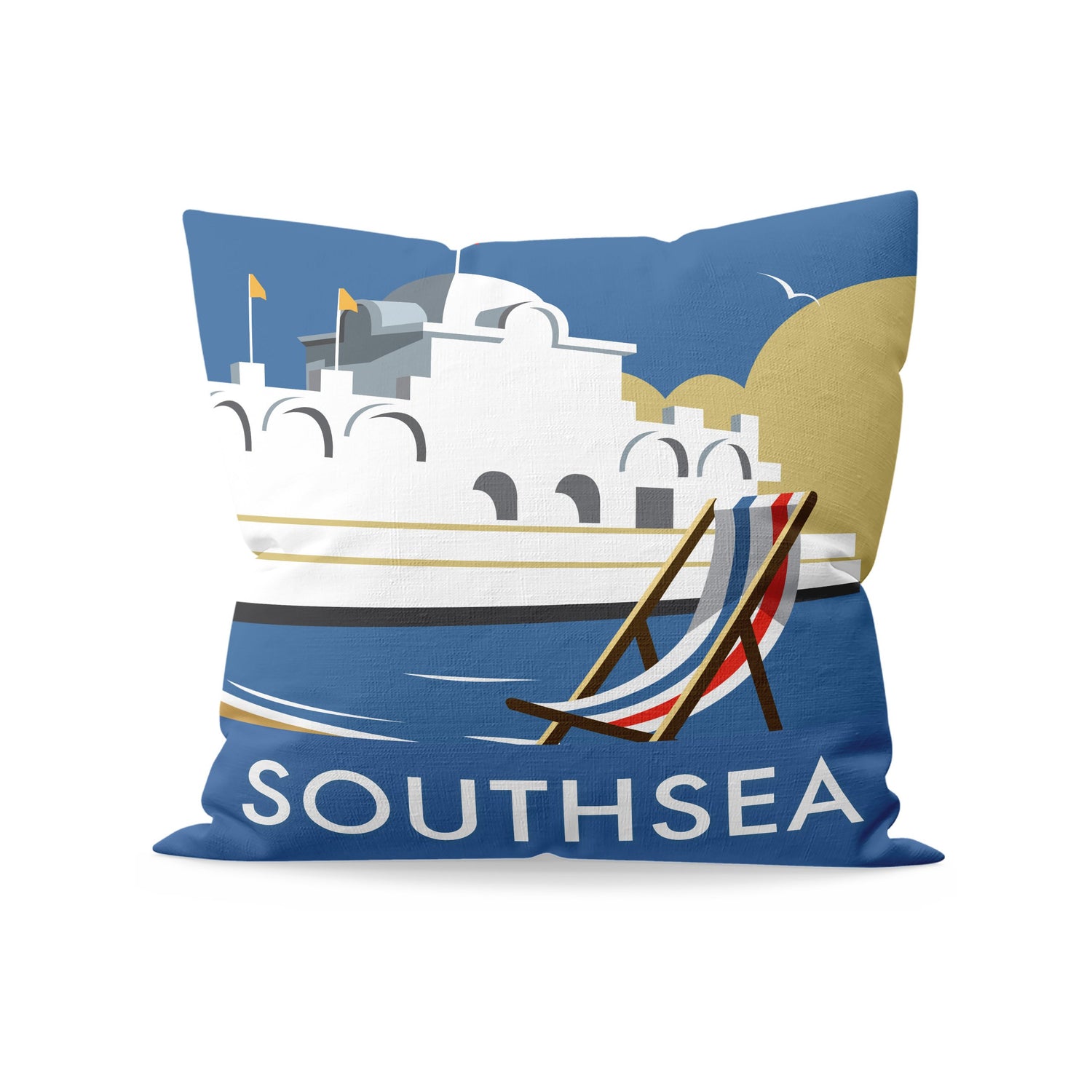 Southsea Pier, Portsmouth Fibre Filled Cushion