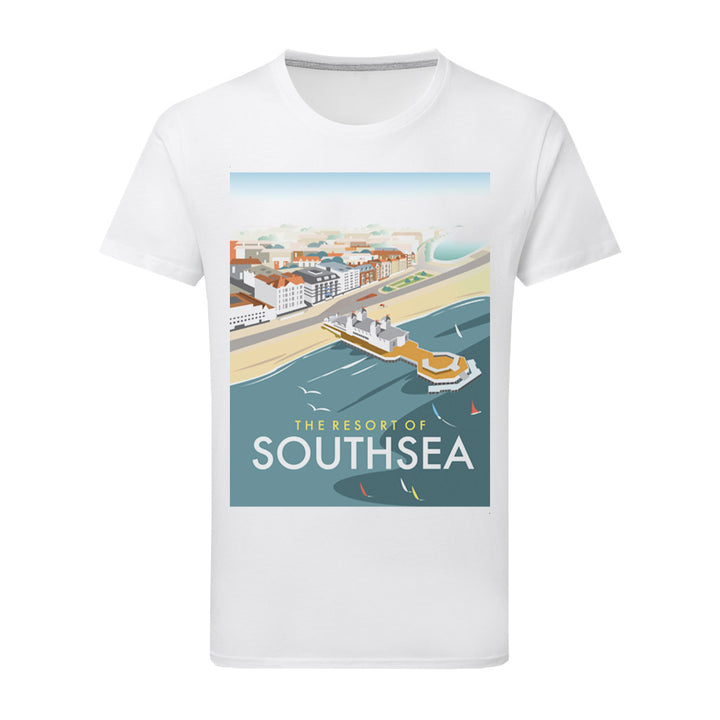 The Resort Of Southsea T-Shirt by Dave Thompson