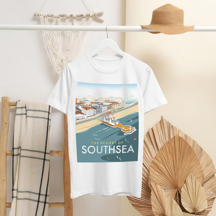 The Resort Of Southsea T-Shirt by Dave Thompson