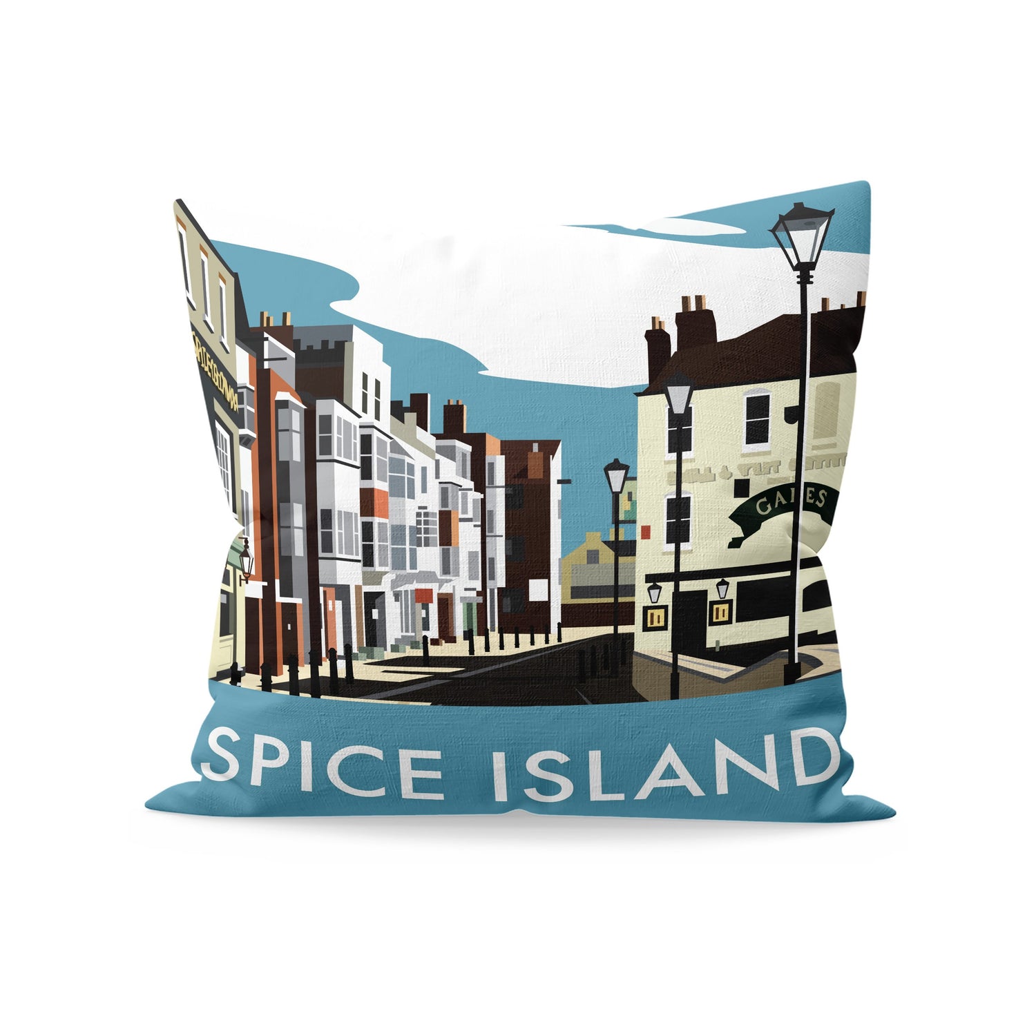 Spice Island, Portsmouth Fibre Filled Cushion