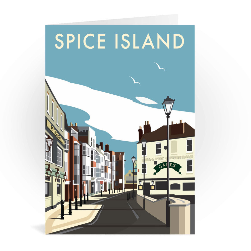 Spice Island, Portsmouth Greeting Card 7x5